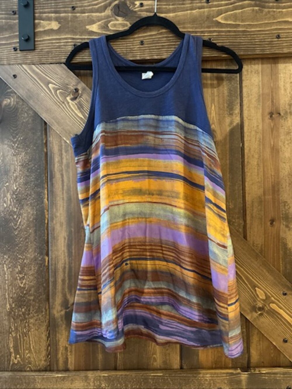 Anthropologie Left of Centre | Flowy Tank Top Blouse Boho Artsy